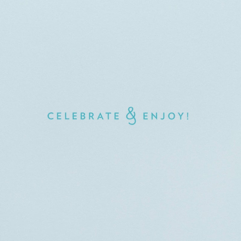 Papyrus Birthday Card - Designed by Bella Pilar (Celebrate & Enjoy) - Image 3
